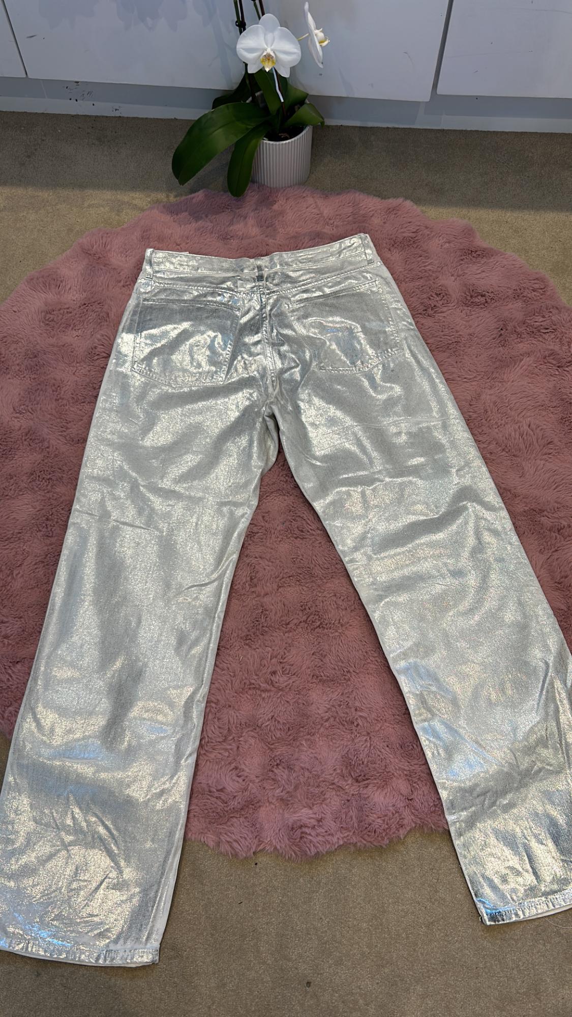 METALLIC EFFECT JEANS - LIMITED EDITION - Image 2