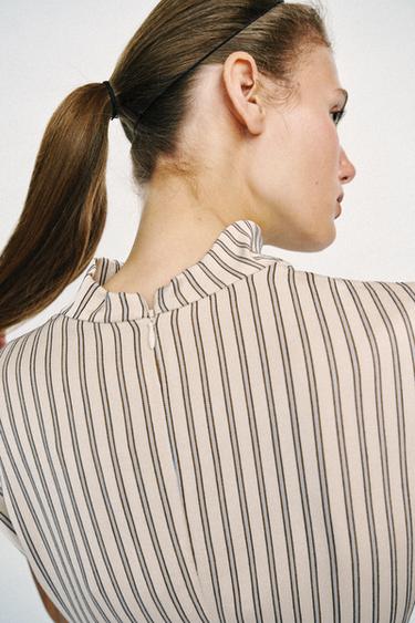 MINI STRIPED LACE DRESS - Pink by Zara - Image 5