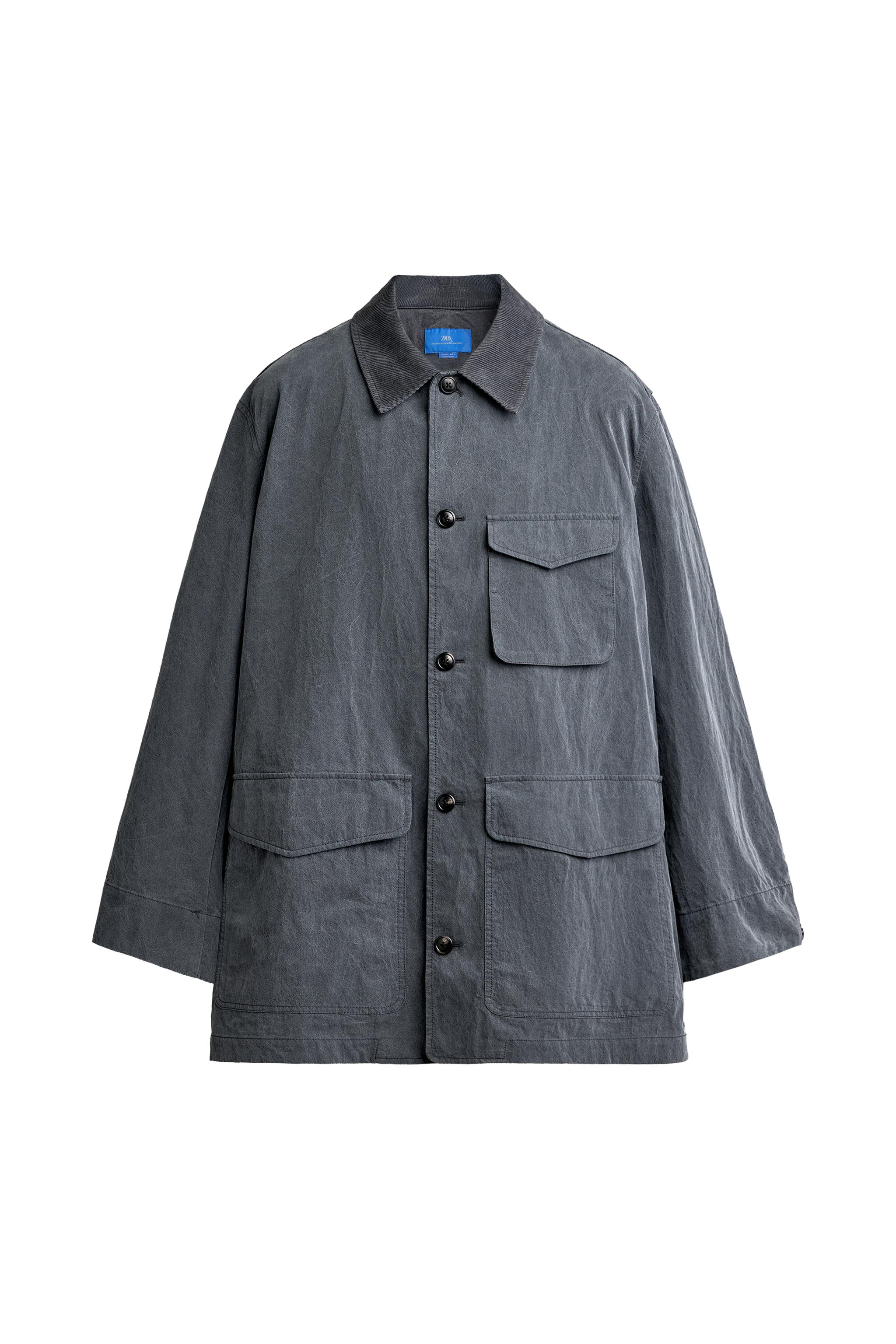 AARON LEVINE X ZARA WASHED TECHNICAL OVERSHIRT