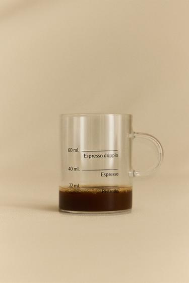 BOROSILICATE GLASS MUG WITH TRANSFER - 990 by Zara - Image 5