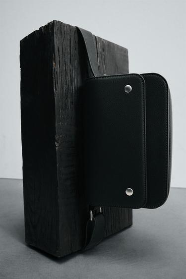 SAC BANDOULIÈRE TEXTURÉ - Noir de Zara