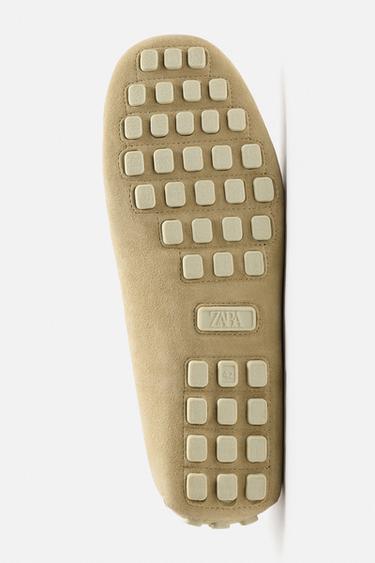 MOCASSINS CASUAL EN CUIR - Beige de Zara - Image 3