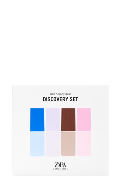 DISCOVERY SET BODY MIST 4X75ML - TINTED LEATHER by Zara