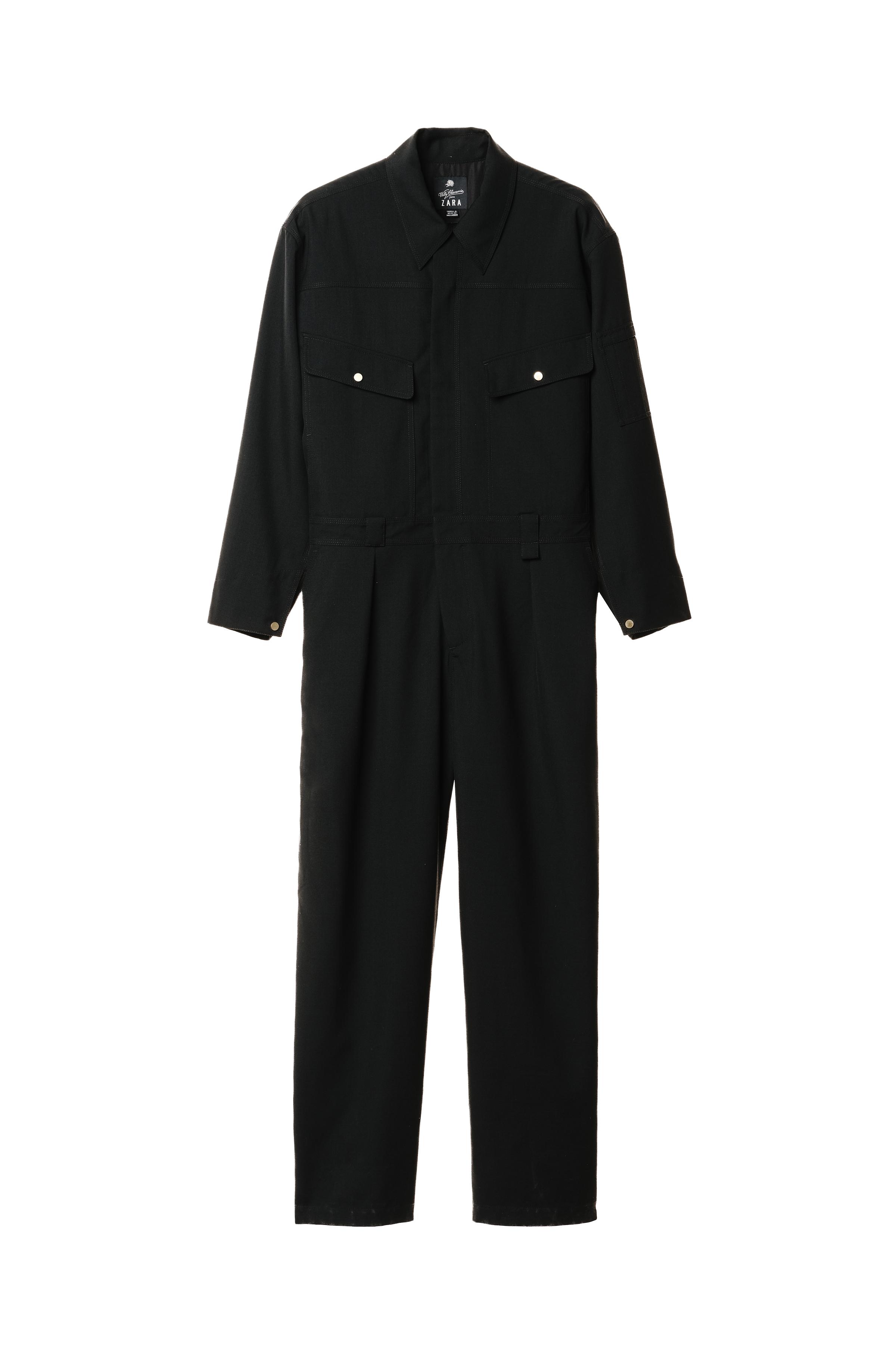 WILLY CHAVARRIA X ZARA OVERSIZED JUMPSUIT - Black | ZARA United States