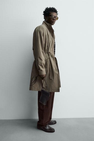 SAC BANDOULIÈRE EN CUIR - Noir de Zara - Image 0