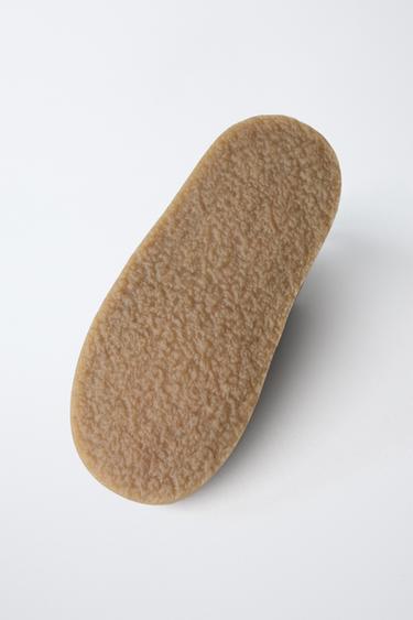 LINED LEATHER BOOTS - Brown by Zara - Image 7