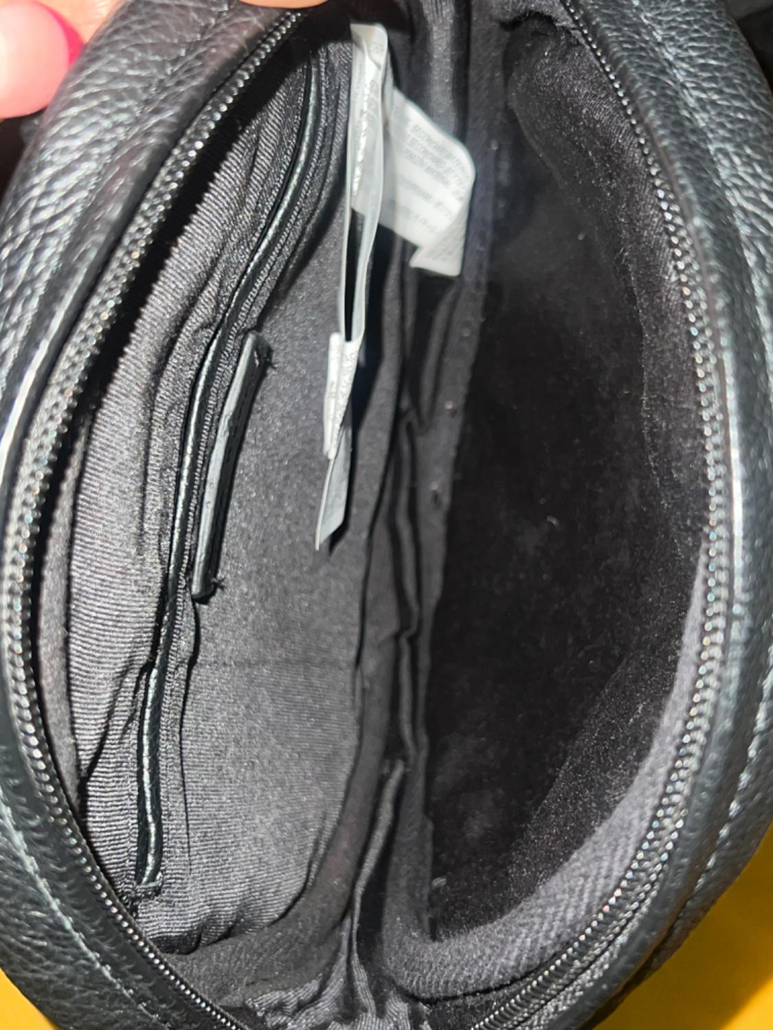 ROUND LEATHER BACKPACK WITH SILVER STUDS - Image 2