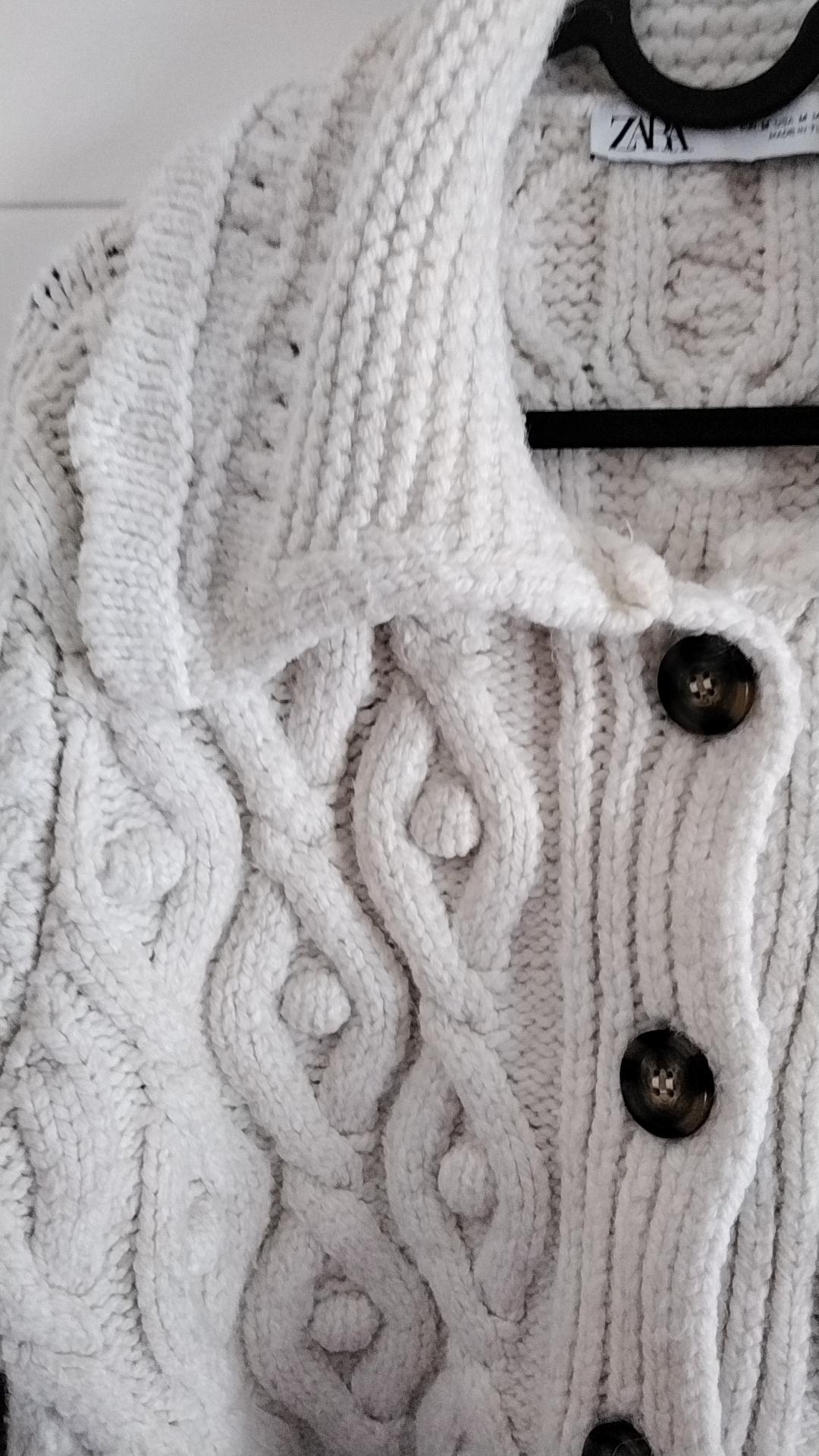 KNIT CARDIGAN WITH POMPOMS - Image 3