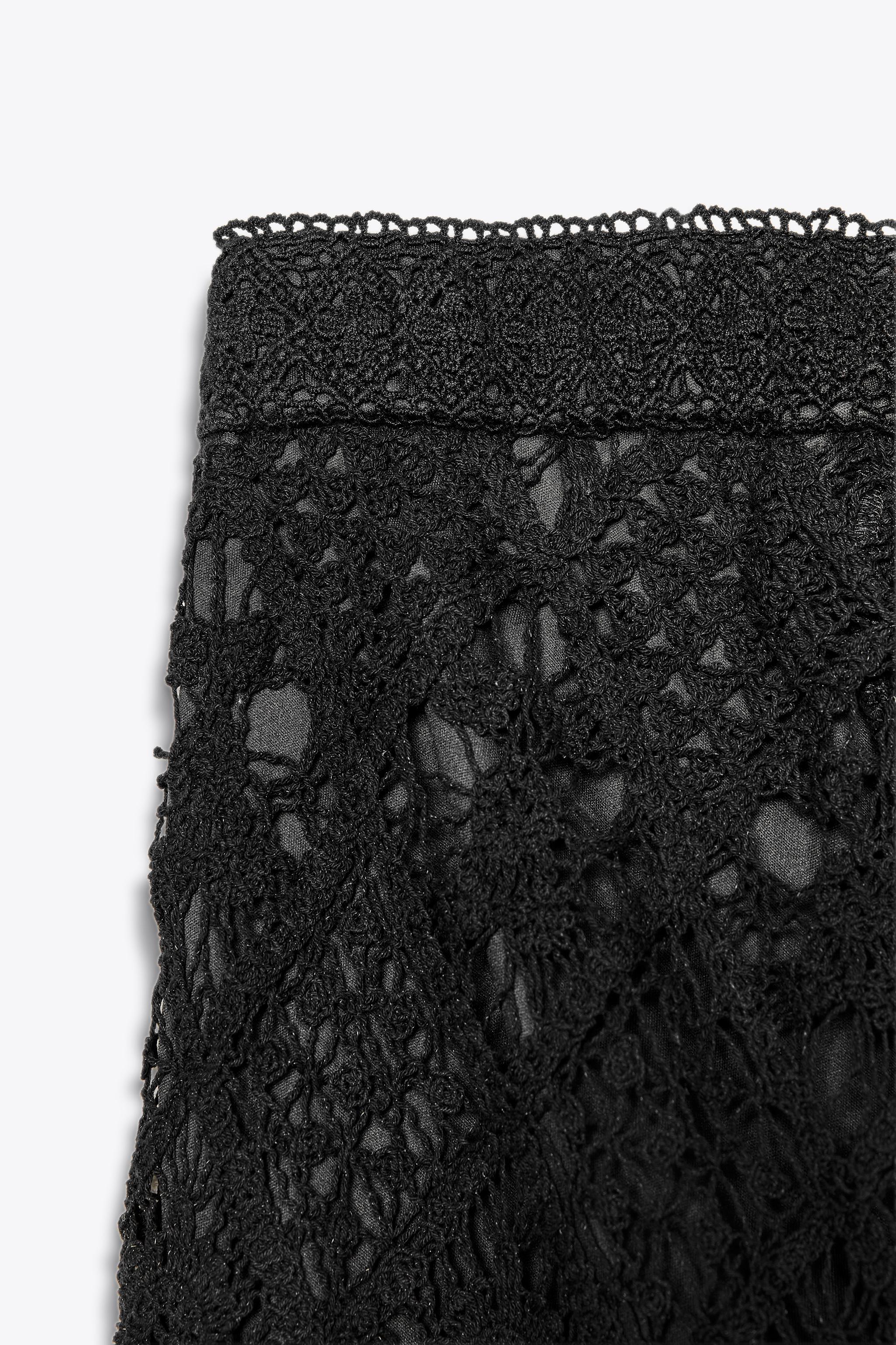 CROCHET PANTS - Black | ZARA United States