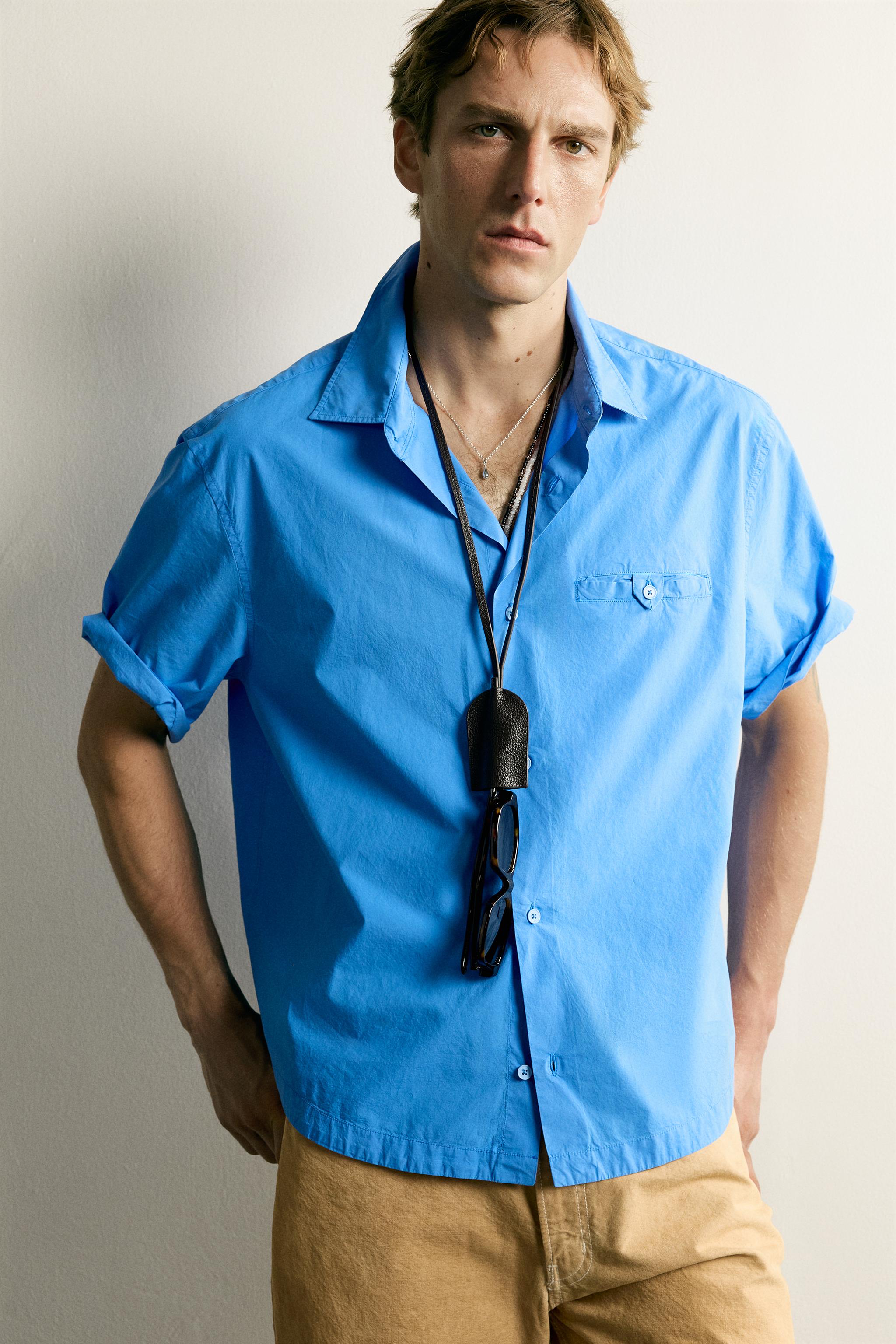 RELAXED FIT POPLIN SHIRT