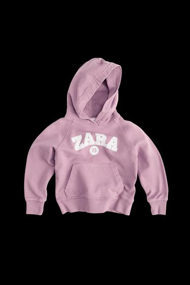 1/2-6 YEARS/ 50TH ANNIVERSARY VARSITY HOODIE - Pastel pink by Zara - Image 0