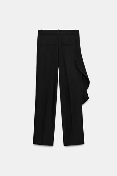 PANTALON À VOLANT ZW COLLECTION - Noir de Zara - Image 5