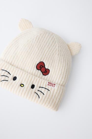 HELLO KITTY © SANRIO KNIT HAT - Ice by Zara - Image 1