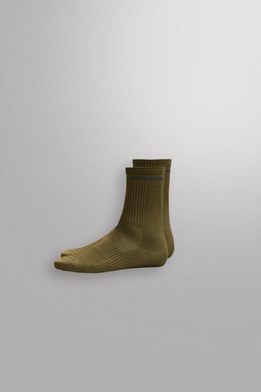 RUNNING SOCKS 2-PACK - Taupe grey by Zara
