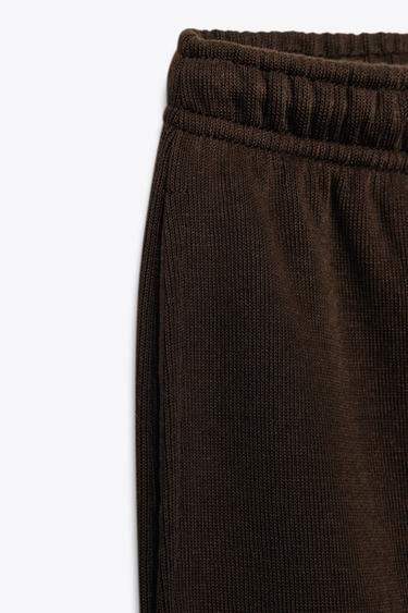 PANTALON DROIT SOFT - Chocolat de Zara - Image 7