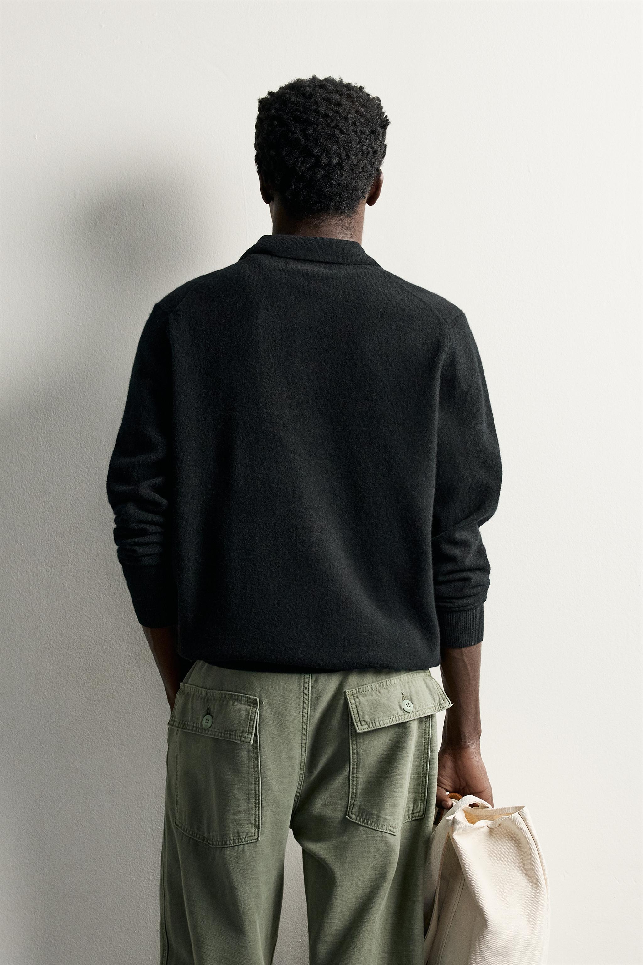 REGULAR FIT WOOL-BLEND KNIT POLO