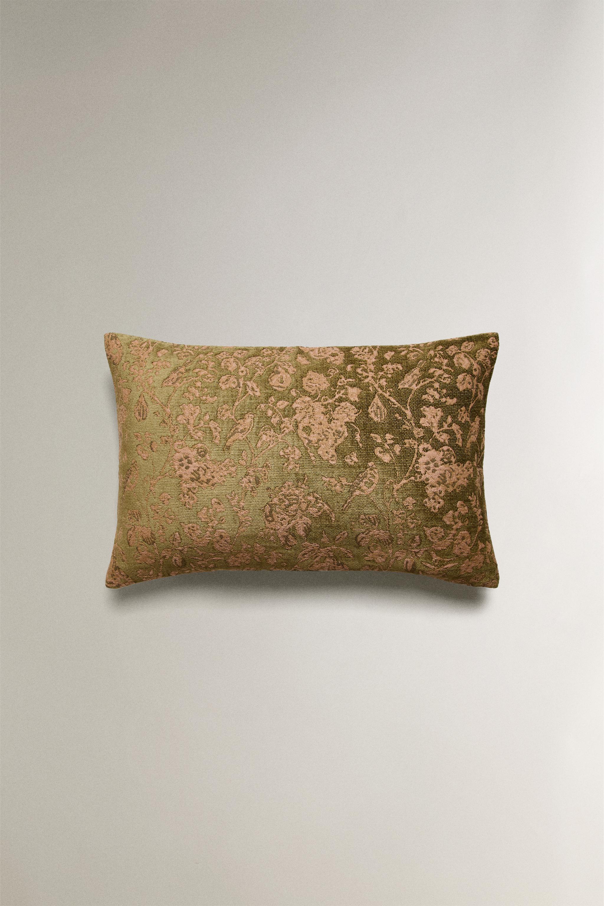 HOUSSE DE COUSSIN FLEURS