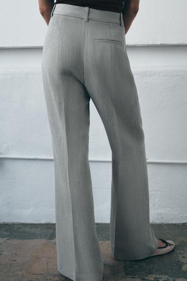 ENSEMBLE BLAZER ET PANTALON ZW COLLECTION - Jaune fluo de Zara - Image 4