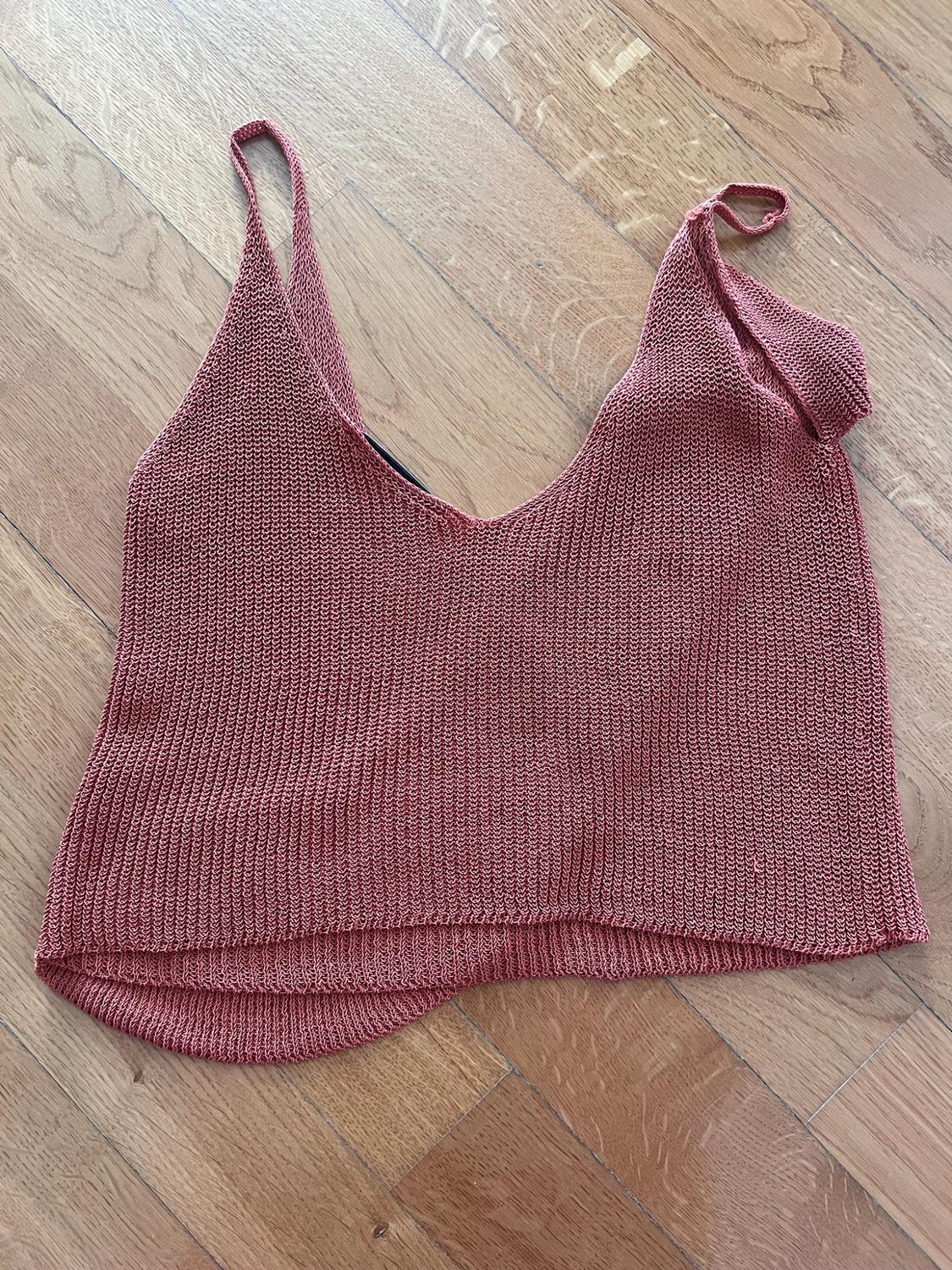 RUFFLED KNIT TOP - Image 2