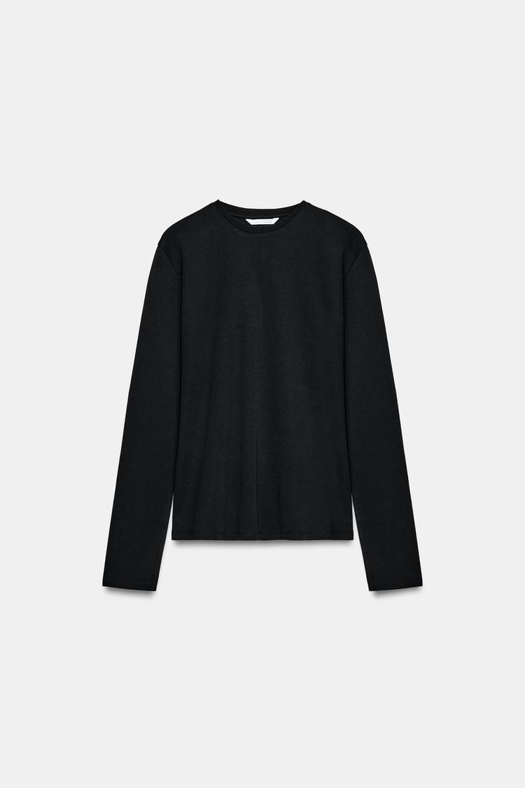 long sleeve interlock T-shirt