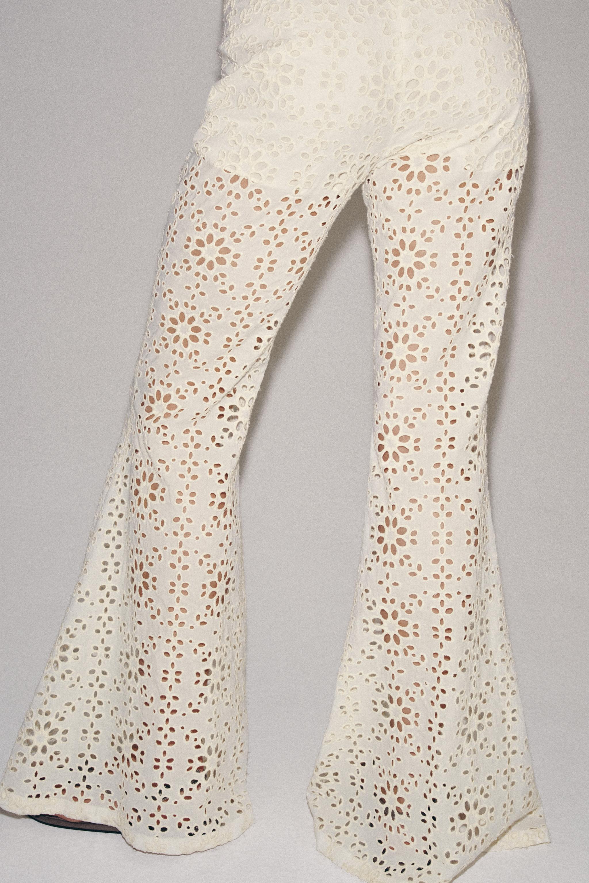 ZW COLLECTION İŞLEMELİ ÇAN PAÇA PANTOLON - Görsel 3