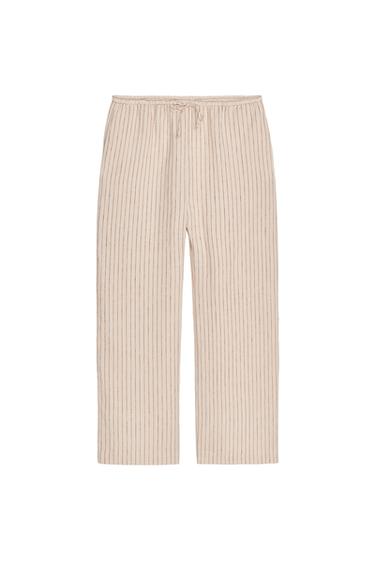 ZW COLLECTION 100% LINEN TROUSERS