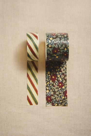 LOT RUBANS ADHÉSIFS NOËL (LOT DE 2) - Multicolore de Zara - Image 4