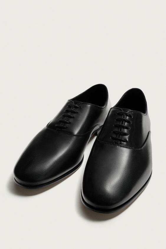 CHAUSSURES EN CUIR CHIC - Noir de Zara - Image 7