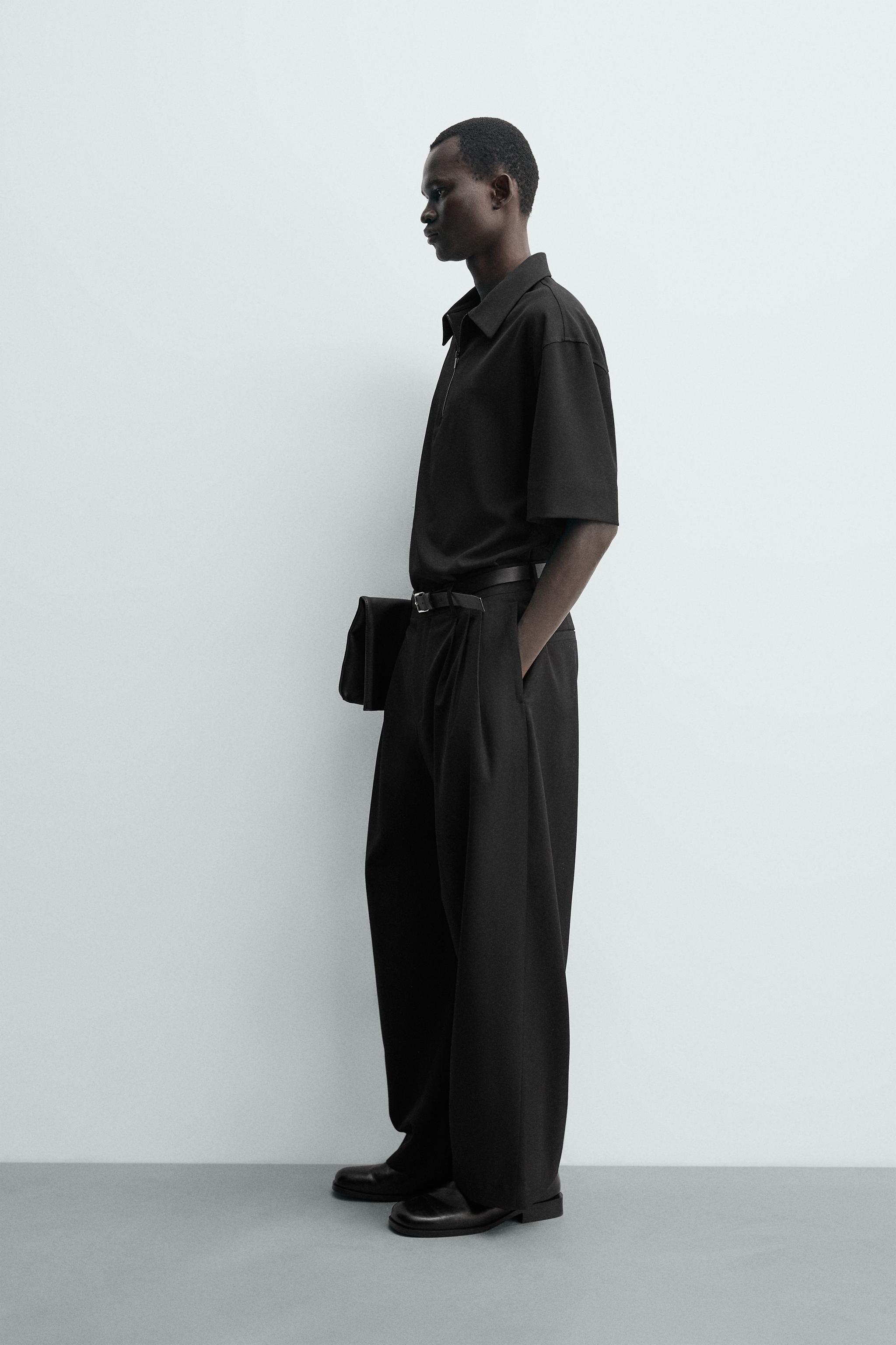 TECHNICAL ZIP POLO SHIRT