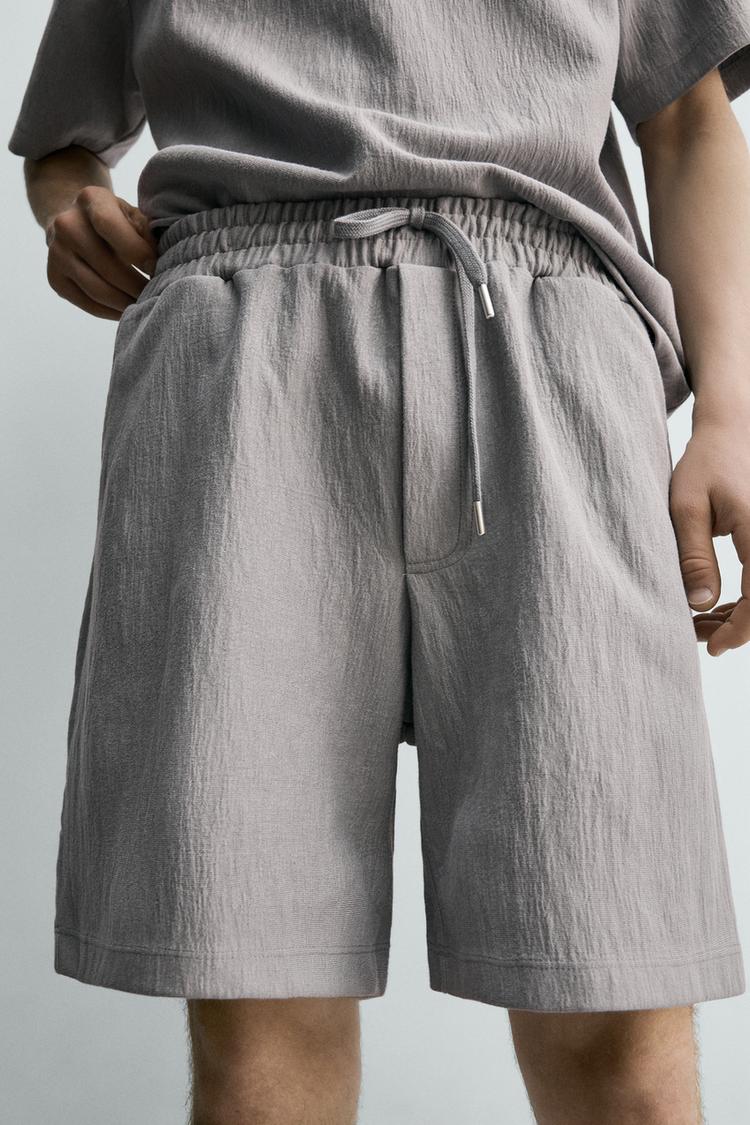 BERMUDA DE JOGGER CON TEXTURA 6