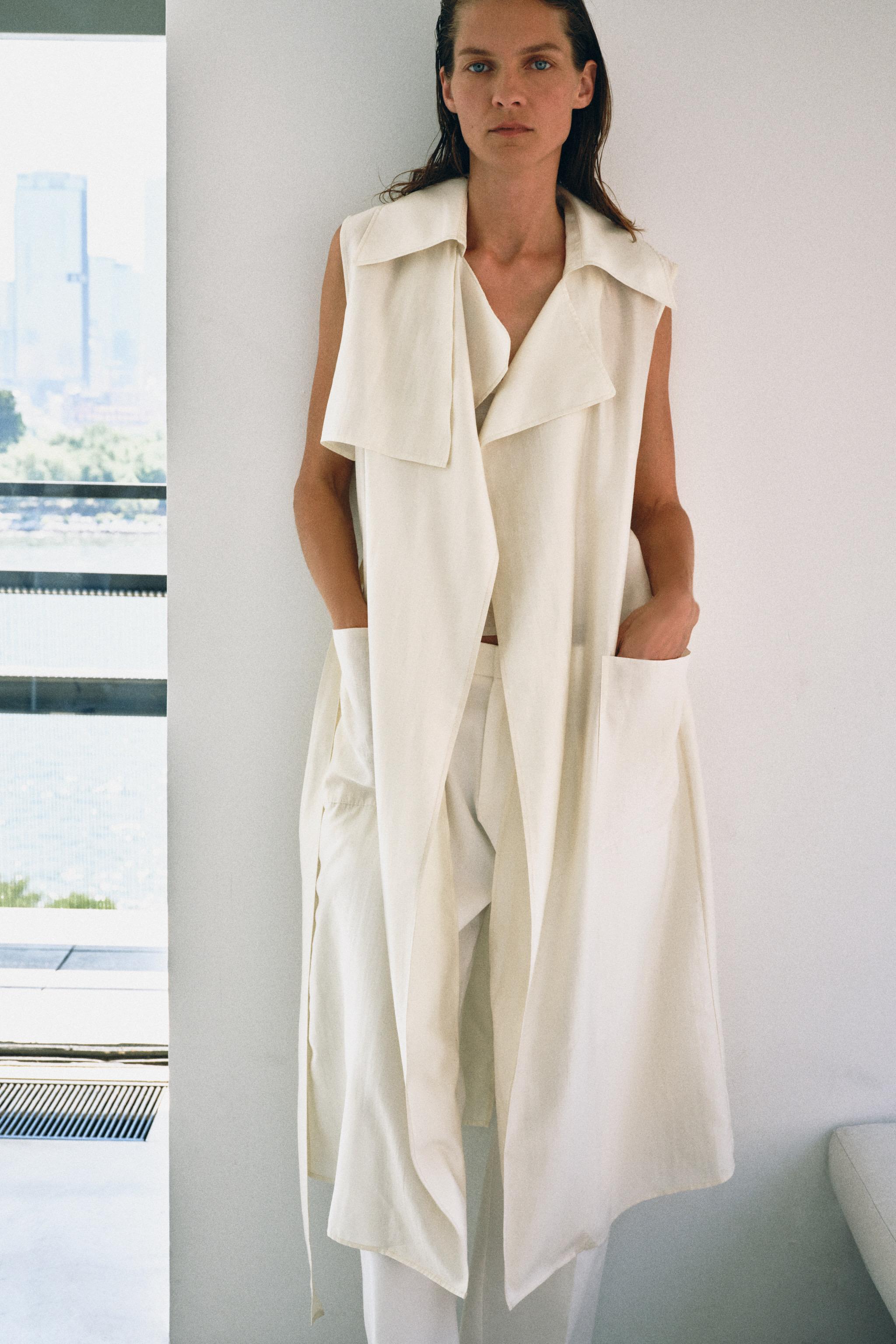 GILET LONG FLUIDE ZW COLLECTION