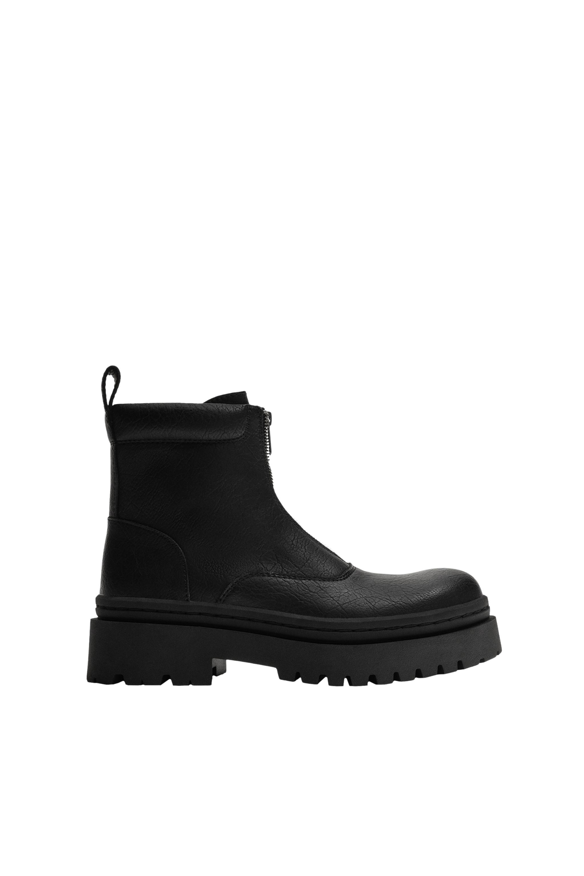 ZARA ORIGINS トールレザーブーツ　41 ブーツ | メンズ | ZARA 日本