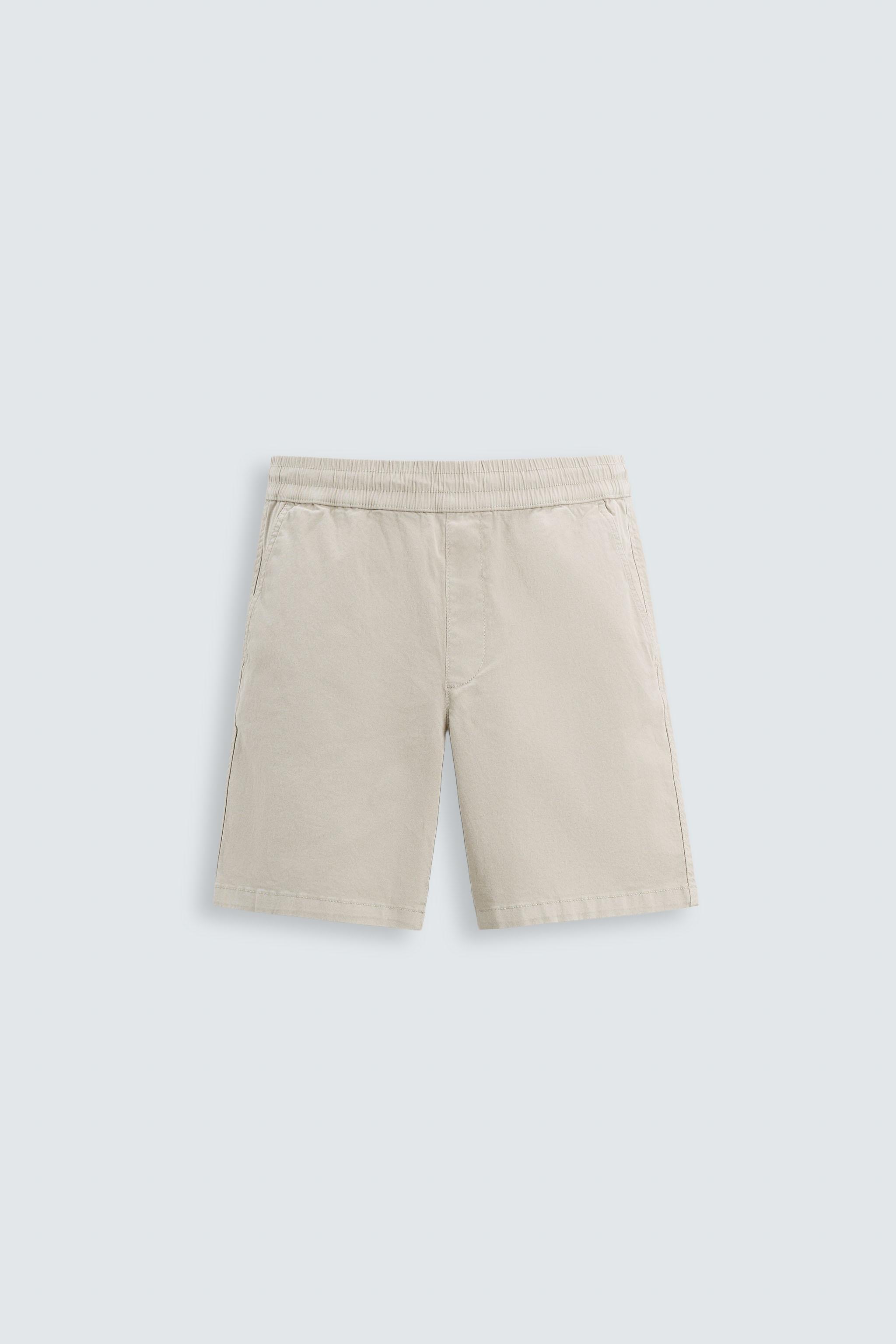 SHORT EN TWILL COUPE DÉCONTRACTÉE