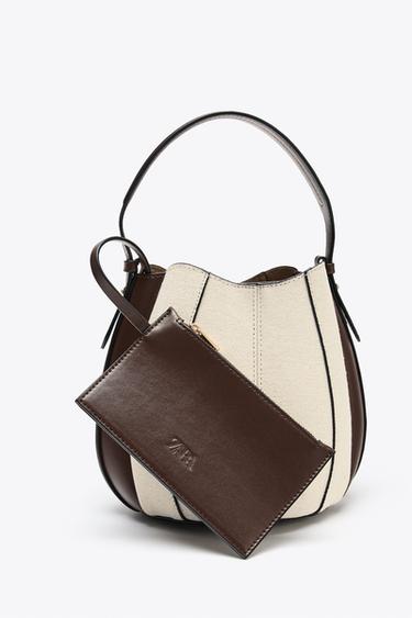 SAC SEAU SURPIQÛRES - Beige clair de Zara - Image 3