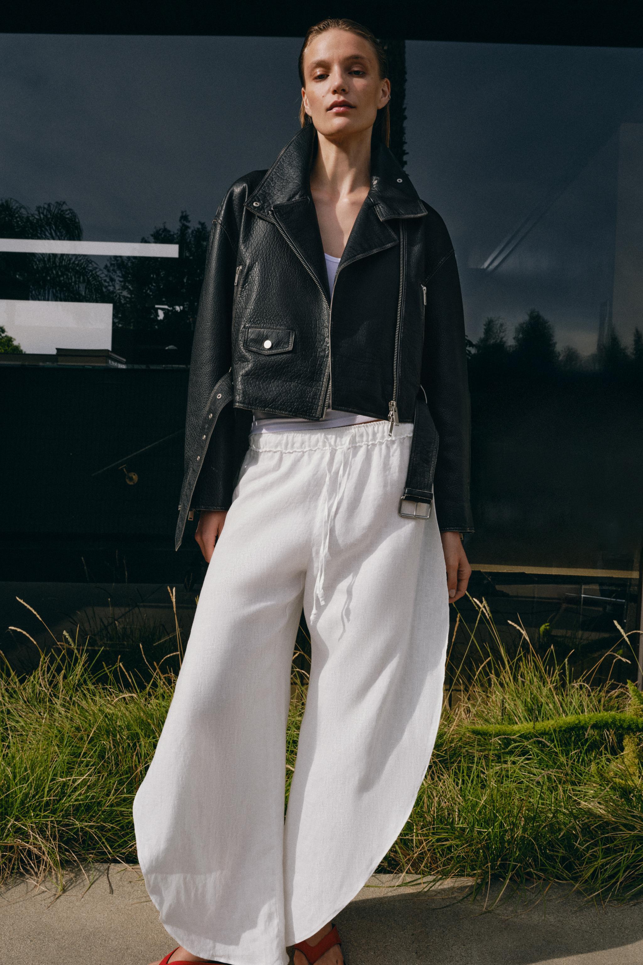 ZW COLLECTION LIMITED EDITION DERİ BIKER CEKET