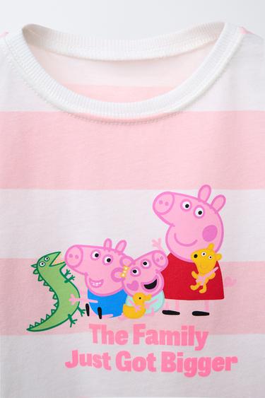 PEPPA PIG ™ STRIPED T-SHIRT - Pale pink by Zara - Image 2