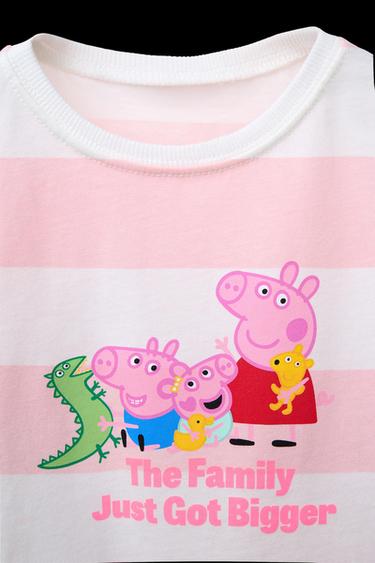 PEPPA PIG ™ STRIPED T-SHIRT - Pale pink by Zara