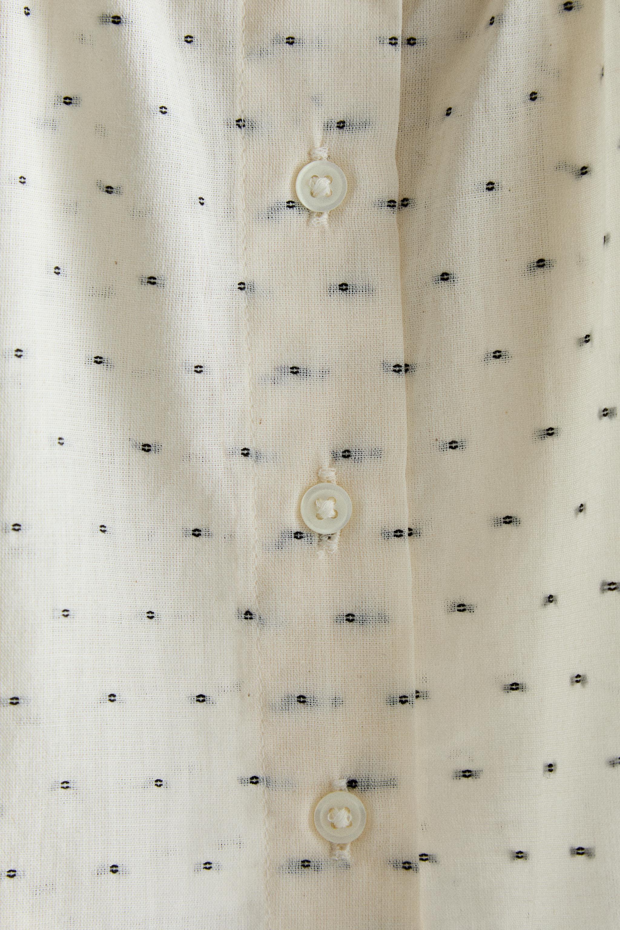 BABY DOTTED MESH SHIRT