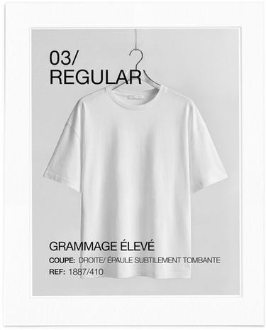 CAMISETA HEAVYWEIGHT BÁSICA - Blanco de Zara