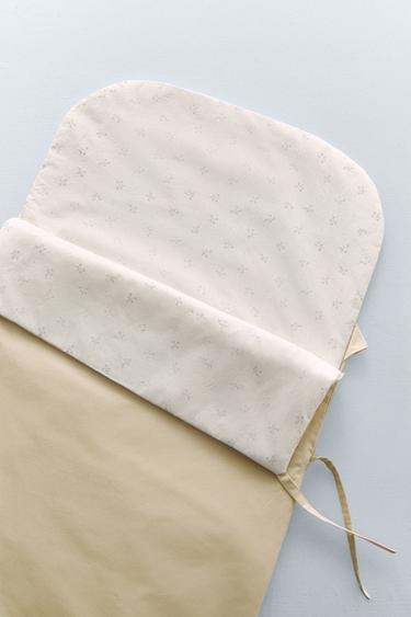 CHILDREN'S FLORAL CARRYCOT BABY WRAP - Butter by Zara