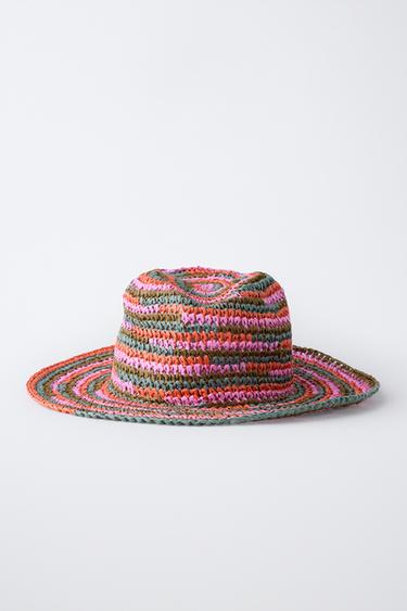 STRIPED HAT - Orange by Zara - Image 3