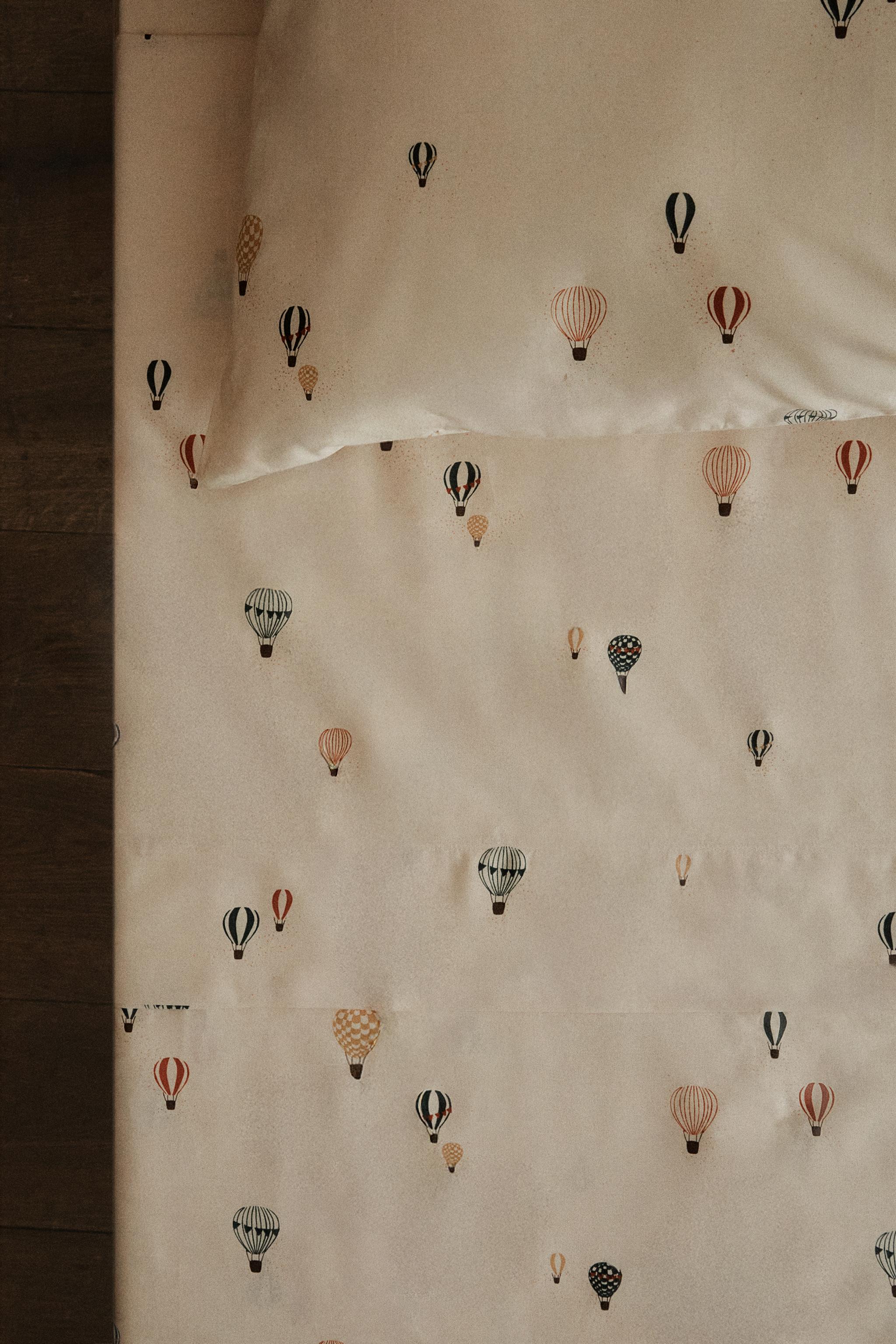 DRAP DE DESSUS ENFANT BALLONS