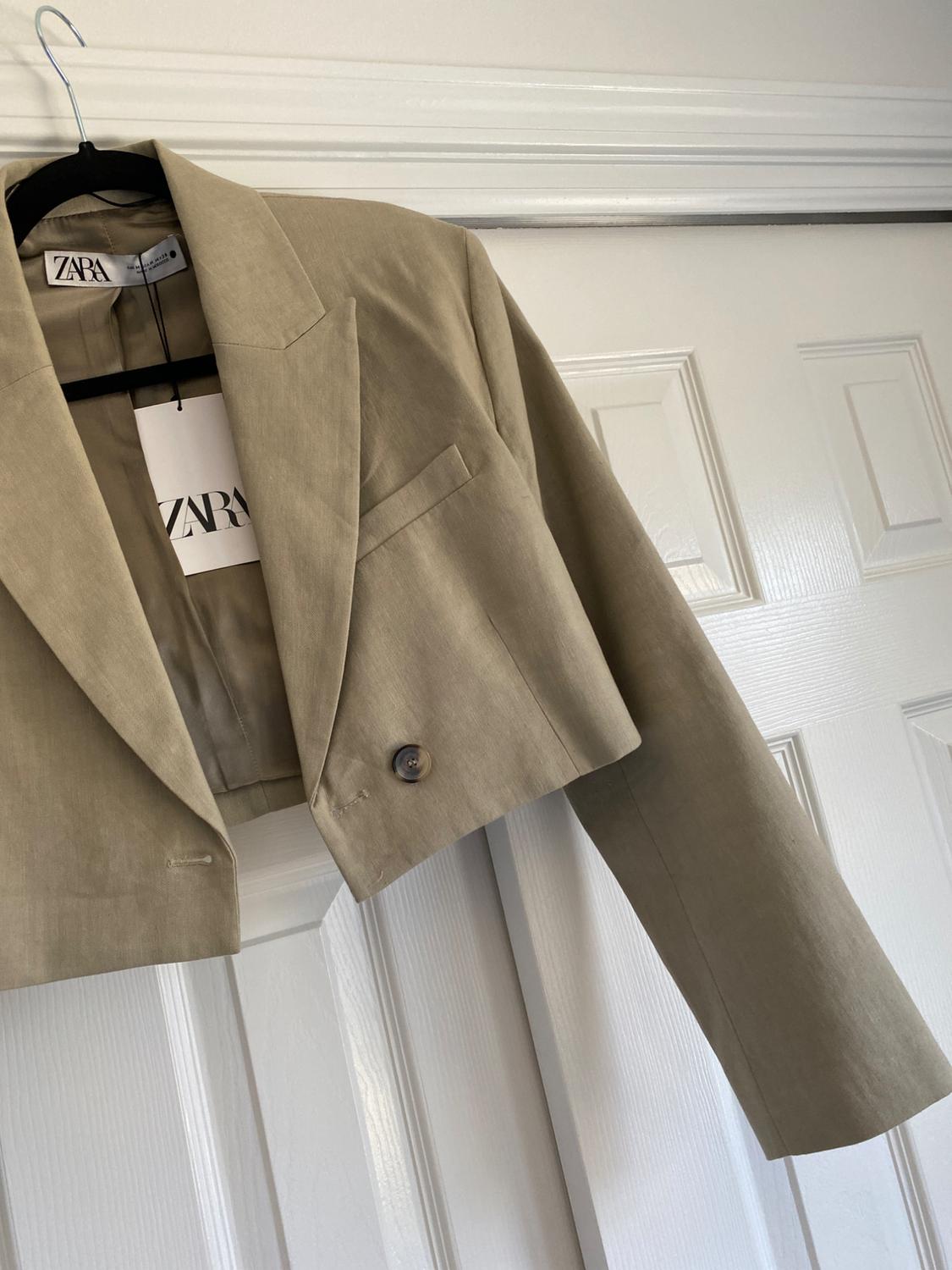 BLAZER CROP CON LINO - Image 3