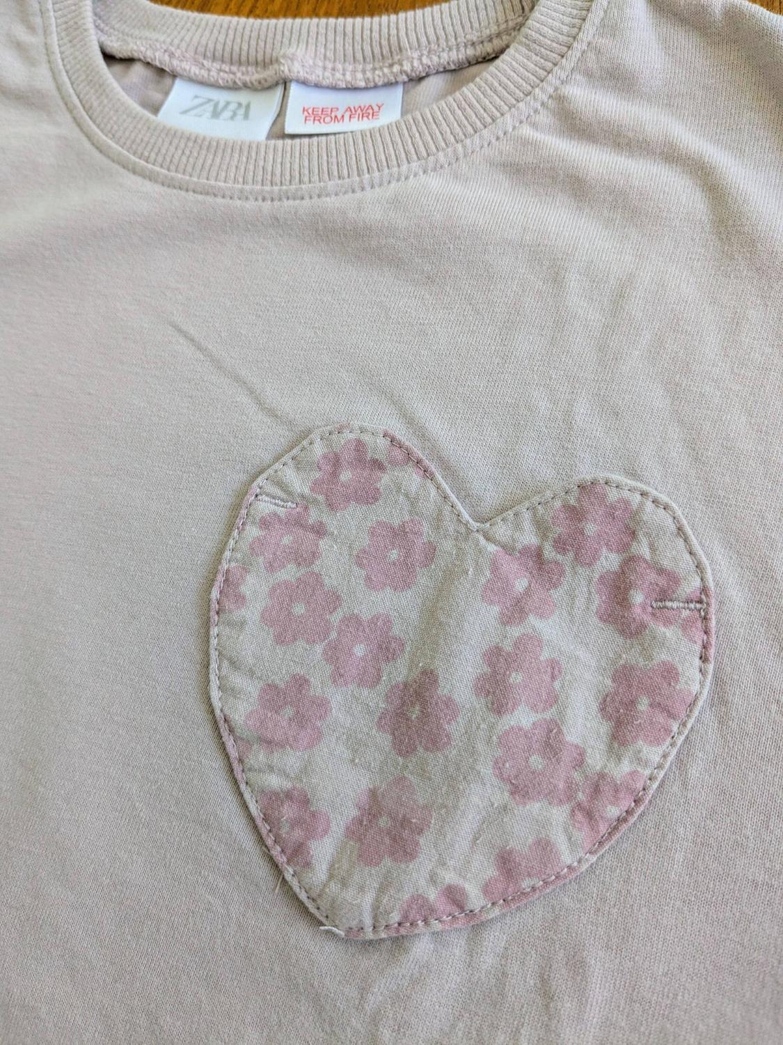 MAUVE LONG SLEEVE COTTON TSHIRT - Image 2