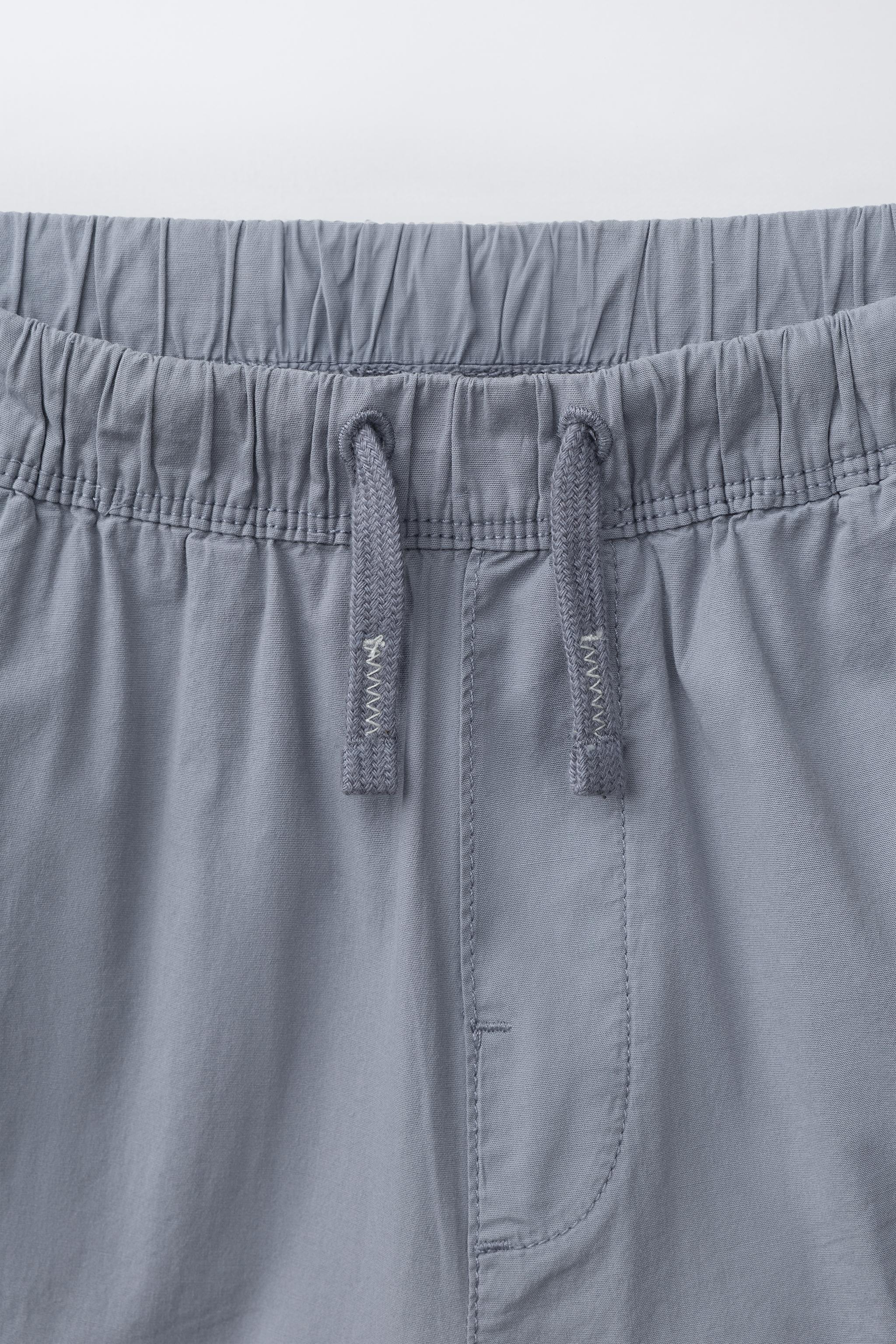 PANTALON DROIT EN POPELINE