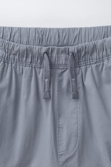 STRAIGHT POPLIN TROUSERS - Faded blue by Zara - Image 2