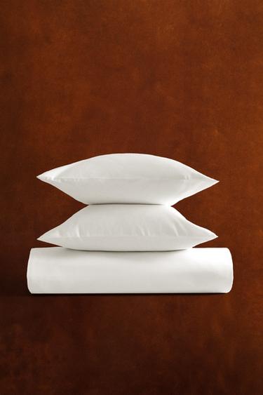 SATEEN DUVET COVER (1000 THREAD COUNT) - White by Zara - Image 6