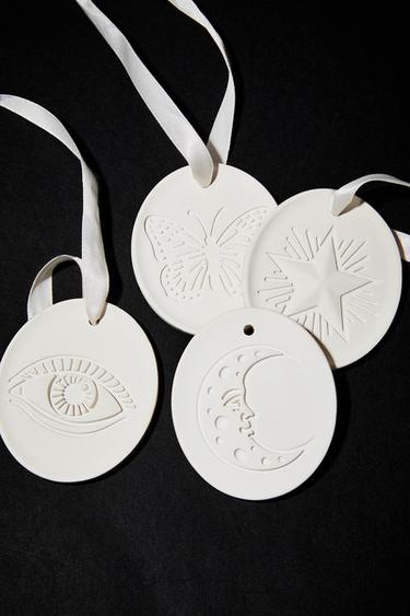 PACK CÉRAMIQUES DÉCORATIVES (LOT DE 4) | MARISA BERENSON - Écru de Zara - Image 4