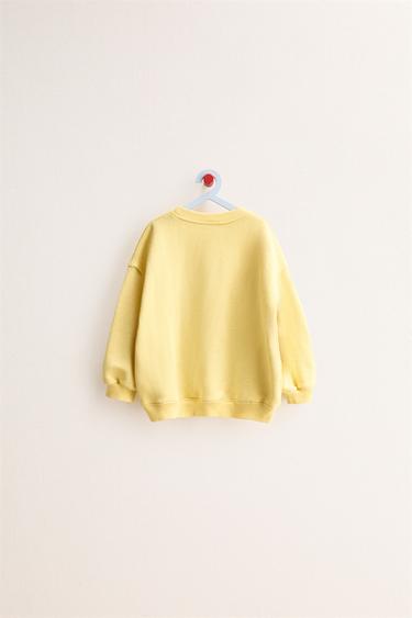 ZARA TIMELESS - SLOGAN SWEATSHIRT - Yellow by Zara - Image 1