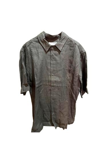 LINEN SHIRT SLEEVE OVERSHIRT. BARELY USED